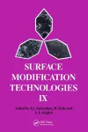 Surface Modification Technologies IX cover