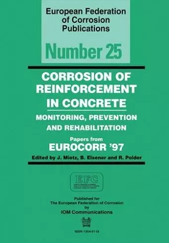 Corrosion of Reinforcement in Concrete (EFC 25) cover