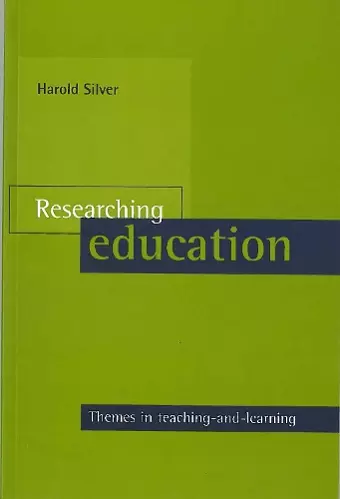 Researching education cover