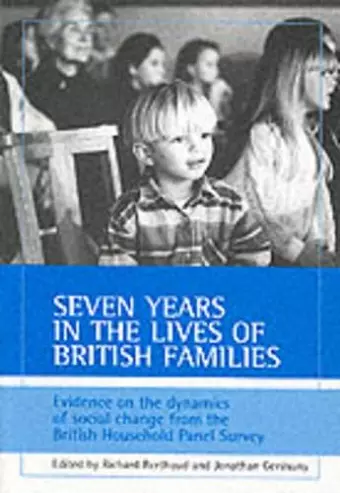 Seven years in the lives of British families cover