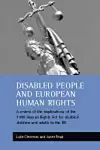 Disabled people and European human rights cover