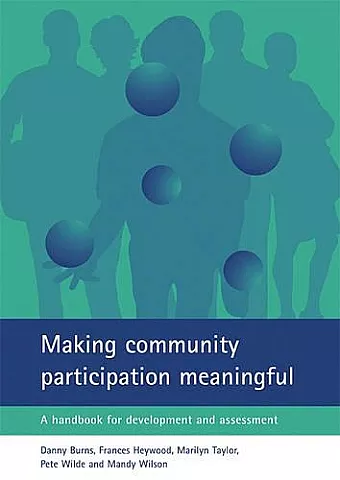 Making community participation meaningful cover
