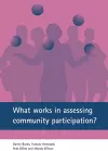 What works in assessing community participation? cover