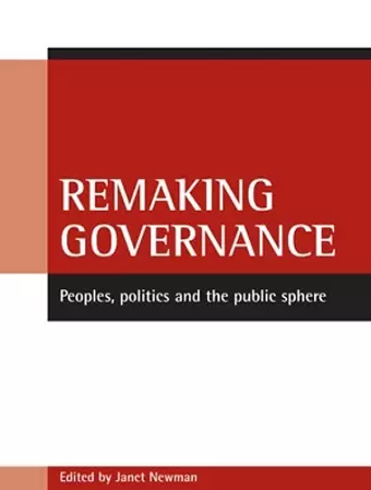 Remaking governance cover