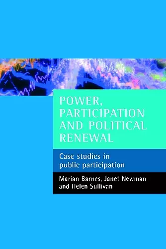 Power, participation and political renewal cover