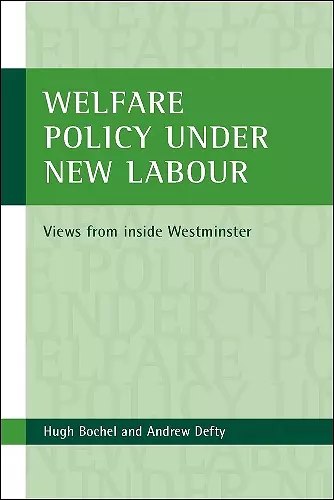 Welfare policy under New Labour cover