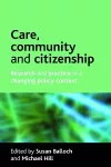 Care, community and citizenship cover