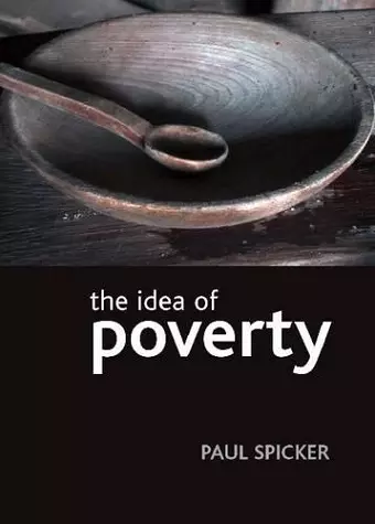 The idea of poverty cover