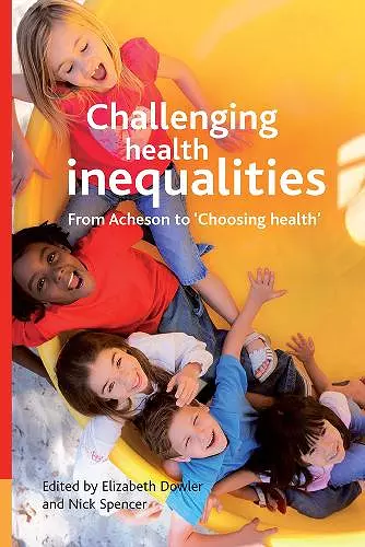 Challenging health inequalities cover