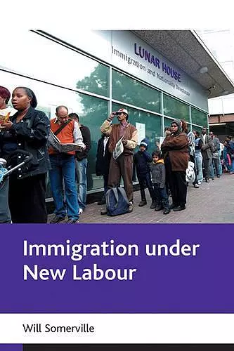 Immigration under New Labour cover