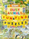 Giant Fun to find Puzzles Busy Animals cover