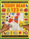 Sticker and Colour-in Playbook: Teddy Bear 123 cover
