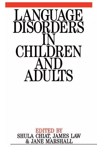 Language Disorders in Children and Adults cover