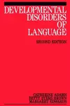 Developmental Disorders of Language cover