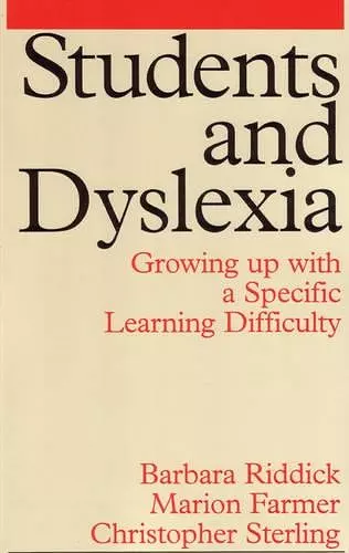 Students and Dyslexia cover