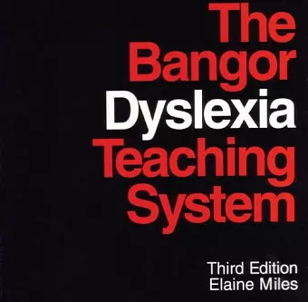 The Bangor Dyslexia Teaching System cover