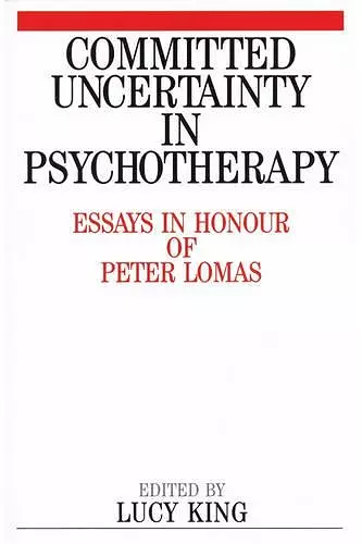 Committed Uncertainty in Psychotherapy cover