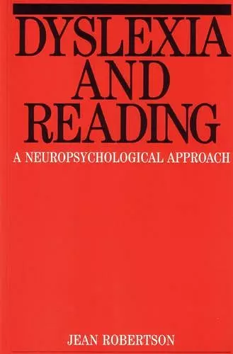 Dyslexia and Reading cover