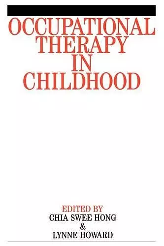 Occupational Therapy in Childhood cover