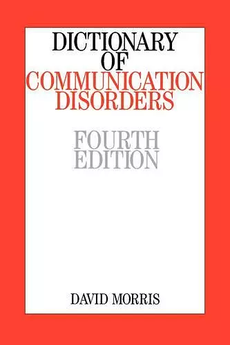 Dictionary of Communication Disorders cover