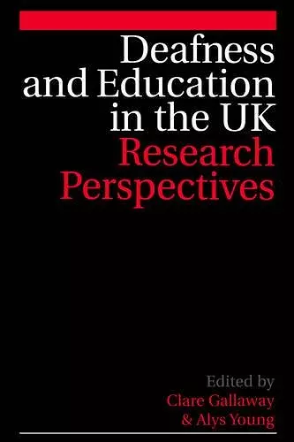 Deafness and Education in the UK cover