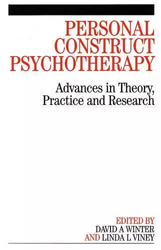 Personal Construct Psychotherapy cover