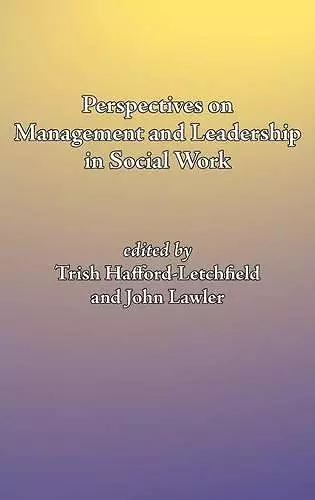 Perspectives on management and leadership in social work cover