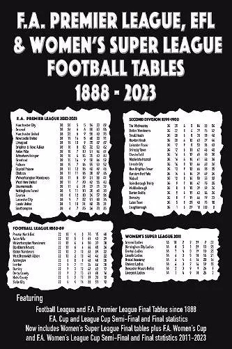 F.A. Premier League, EFL & Women's Super League Football Tables 1888-2023 cover