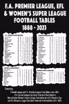 F.A. Premier League, EFL & Women's Super League Football Tables 1888-2023 cover