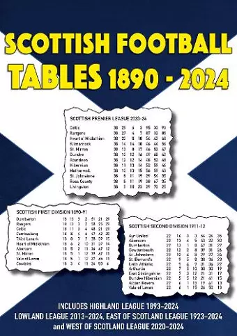 Scottish Football League Tables 1890-2024 cover