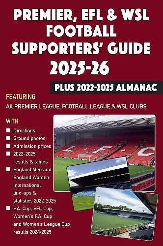 Premier, EFL &WSL Football Supporters' Guide & Yearbook 2025-26 + 2022-2025 Almanac cover