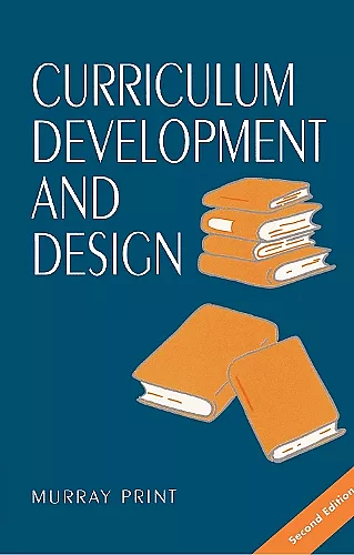 Curriculum Development and Design cover