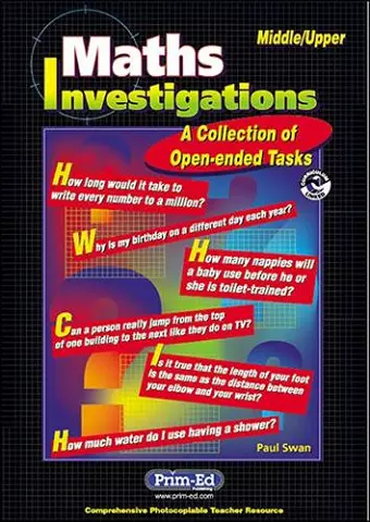 Maths Investigations cover