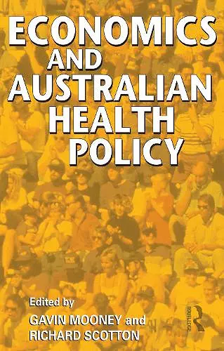 Economics and Australian Health Policy cover