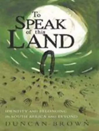 To Speak of the Land cover