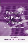 Principles and Practice of Testing in Construction cover