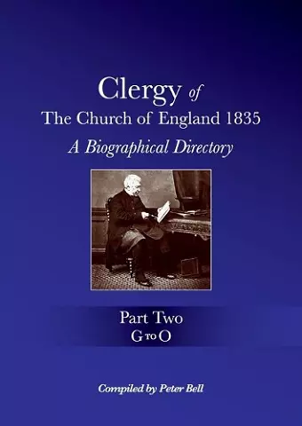 Clergy of the Church of England 1835 - Part Two cover