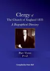 Clergy of the Church of England 1835 - Part Three cover