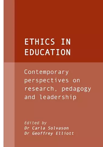 Ethics in Education cover