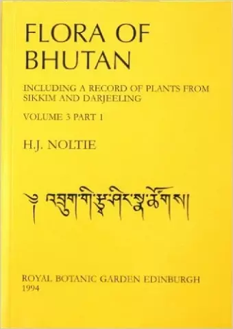 Flora of Bhutan cover