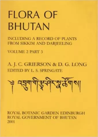 Flora of Bhutan cover