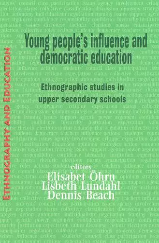 Young People's Influence And Democratic Education cover