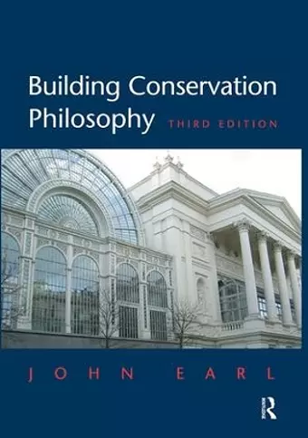 Building Conservation Philosophy cover