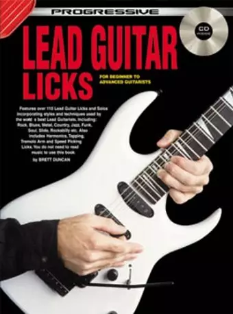 Progressive Lead Guitar Licks cover