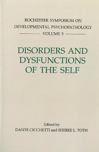 Disorders and Dysfunctions of the Self cover