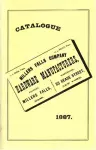 Millers Falls Co. 1887 Catalog cover