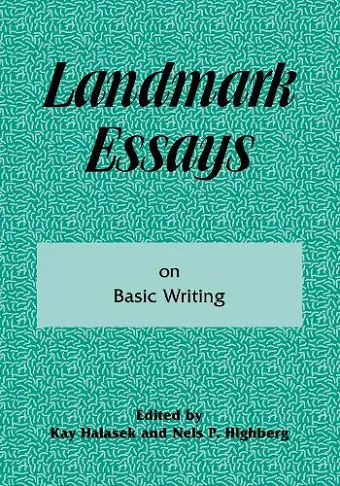 Landmark Essays on Basic Writing cover