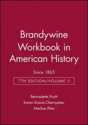 Brandywine Workbook in American History, Volume II cover