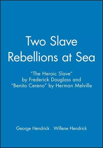 Two Slave Rebellions at Sea cover