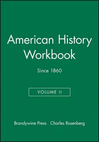 American History Workbook, Volume II cover